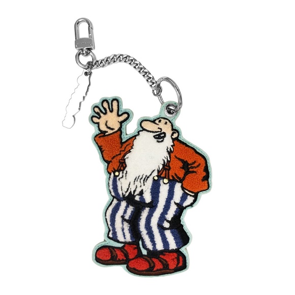 Marc Jacobs Redux Grunge R.Crumb Embroidered Bag Charm Fob Keychain - Picture 3 of 6